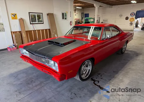 1969 Dodge Charger z USA, uszkodzony, nr VIN WM23H9G229124